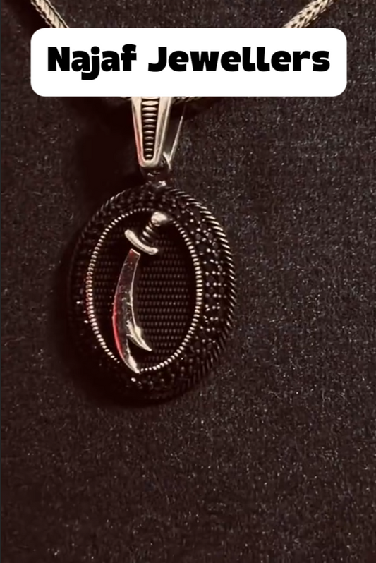 Zulfiqar Pendant In Black